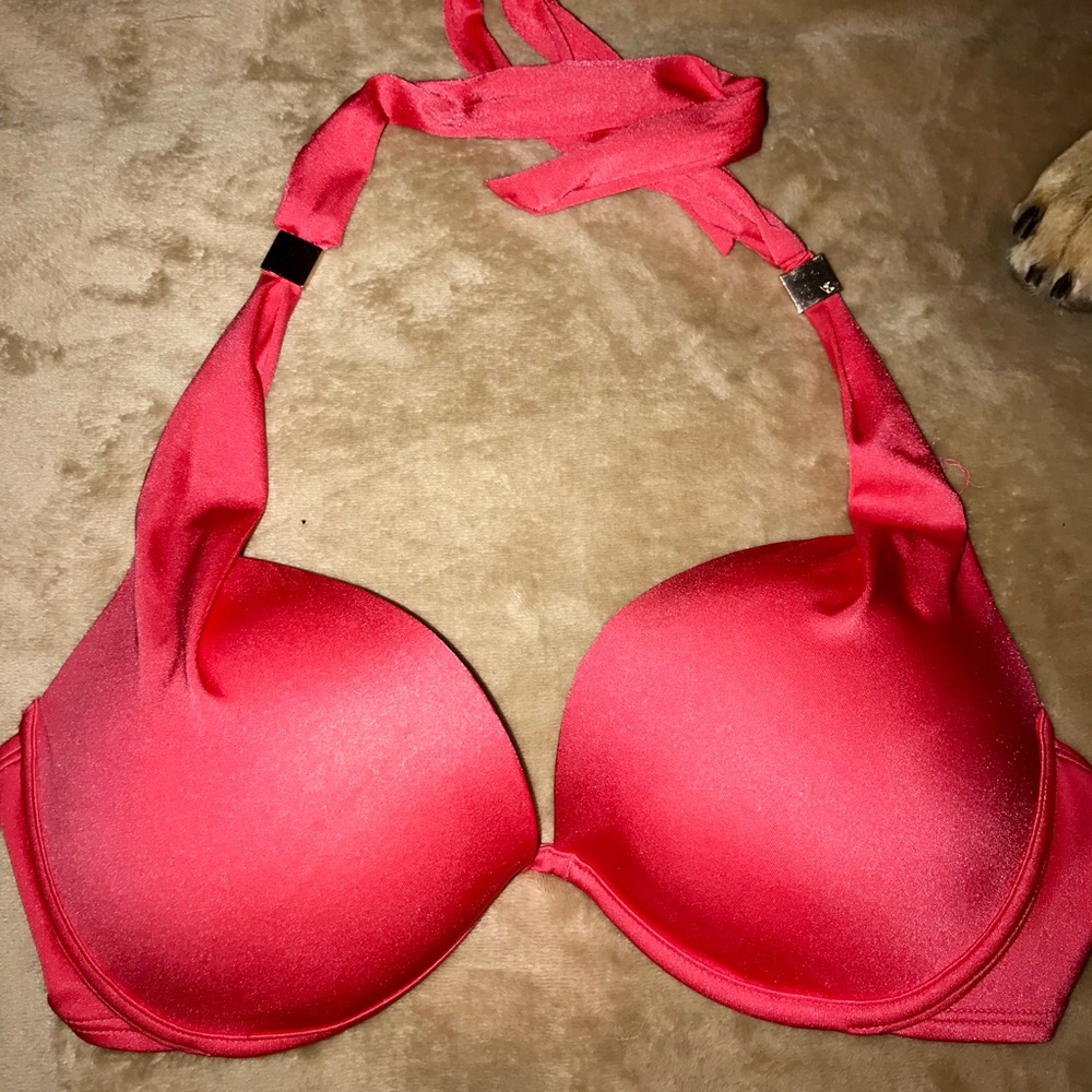 Victoria Secret Coral Push Up Bikini Top